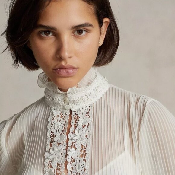 Ralph Lauren Pleated Blouse - Picture 4 of 5